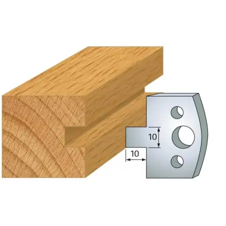 Jeu De 2 Contre-Fers Profiles Ht.40Mm N°91 ref 801.091 Leman