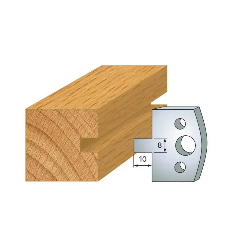 Jeu De 2 Contre-Fers Profiles Ht.40Mm N°94 ref 801.094 Leman