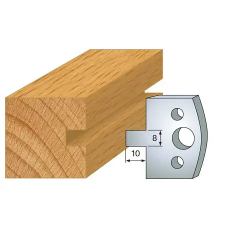 Jeu De 2 Contre-Fers Profiles Ht.40Mm N°94 ref 801.094 Leman