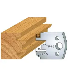 Jeu De 2 Contre-Fers Profiles Ht.40Mm N°96 ref 801.096 Leman