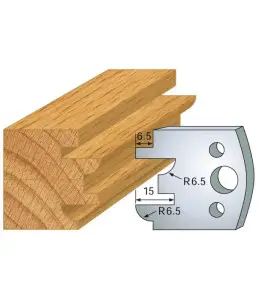 Jeu De 2 Contre-Fers Profiles Ht.40Mm N°96 ref 801.096 Leman