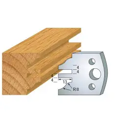 Jeu De 2 Contre-Fers Profiles Ht.40Mm N°97 ref 801.097 Leman