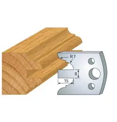 Jeu De 2 Contre-Fers Profiles Ht.40Mm N°98 ref 801.098 Leman