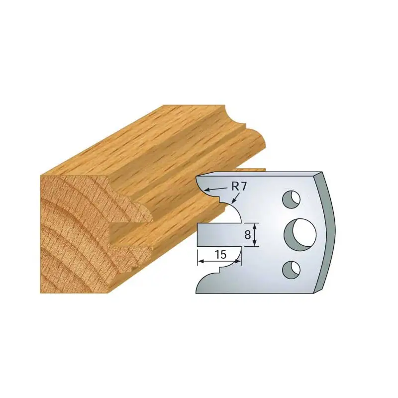 Jeu De 2 Contre-Fers Profiles Ht.40Mm N°98 ref 801.098 Leman
