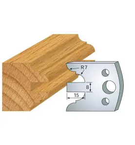 Jeu De 2 Contre-Fers Profiles Ht.40Mm N°98 ref 801.098 Leman