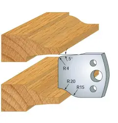 Jeu De 2 Contre-Fers Profiles Ht.40Mm N°100 ref 801.100 Leman