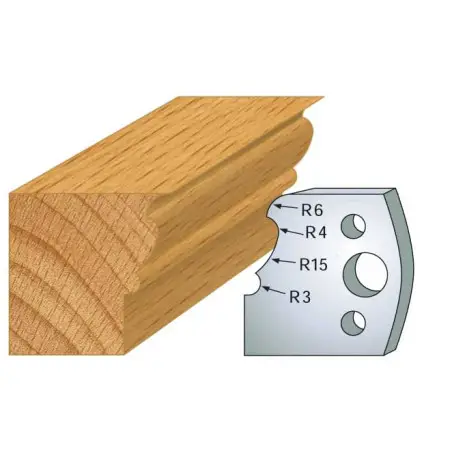 Jeu De 2 Contre-Fers Profiles Ht.40Mm N°101 ref 801.101 Leman