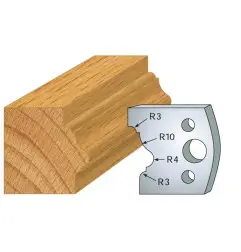 Jeu De 2 Contre-Fers Profiles Ht.40Mm N°102 ref 801.102 Leman