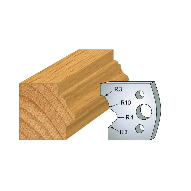 Jeu De 2 Contre-Fers Profiles Ht.40Mm N°102 ref 801.102 Leman