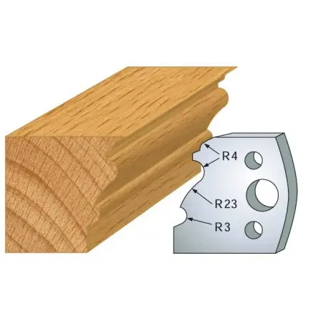 Jeu De 2 Contre-Fers Profiles Ht.40Mm N°103 ref 801.103 Leman