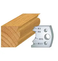 Jeu De 2 Contre-Fers Profiles Ht.40Mm N°104 ref 801.104 Leman