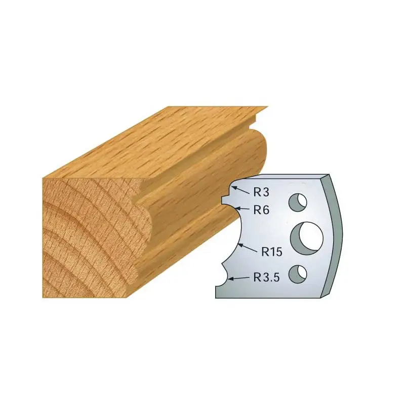 Jeu De 2 Contre-Fers Profiles Ht.40Mm N°104 ref 801.104 Leman