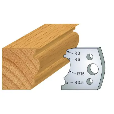 Jeu De 2 Contre-Fers Profiles Ht.40Mm N°104 ref 801.104 Leman