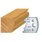 Jeu De 2 Contre-Fers Profiles Ht.40Mm N°104 ref 801.104 Leman