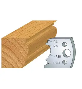 Jeu De 2 Contre-Fers Profiles Ht.40Mm N°104 ref 801.104 Leman