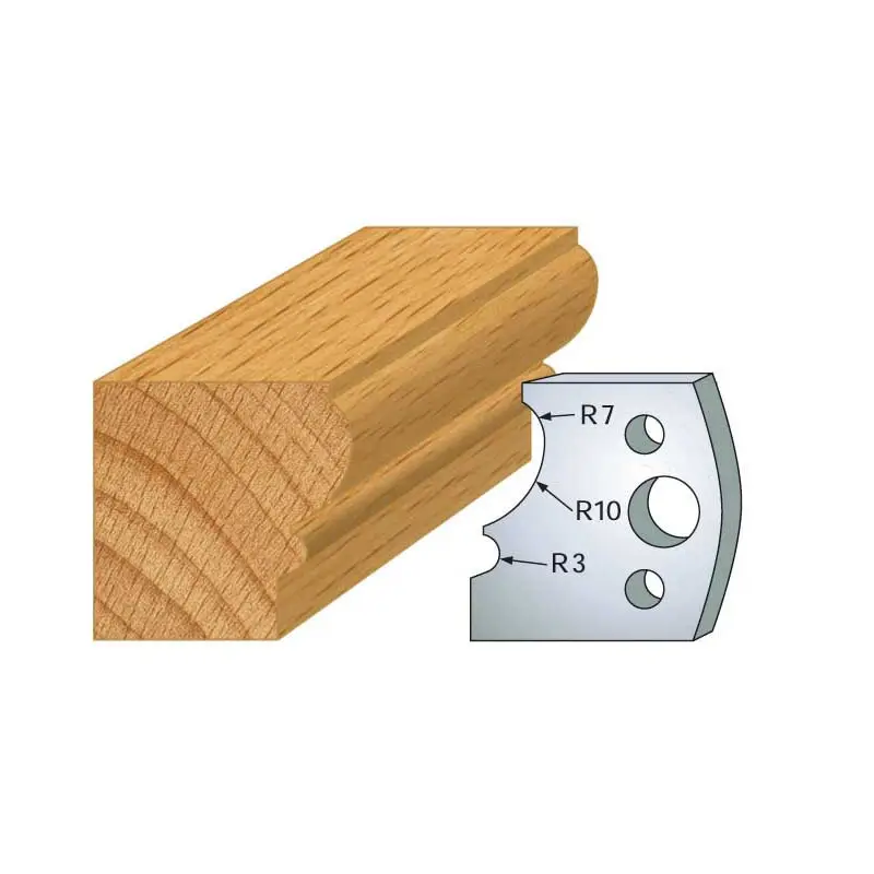 Jeu De 2 Contre-Fers Profiles Ht.40Mm N°105 ref 801.105 Leman