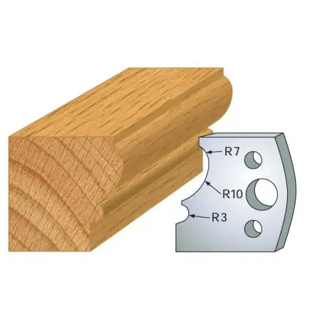 Jeu De 2 Contre-Fers Profiles Ht.40Mm N°105 ref 801.105 Leman
