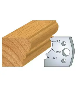 Jeu De 2 Contre-Fers Profiles Ht.40Mm N°105 ref 801.105 Leman
