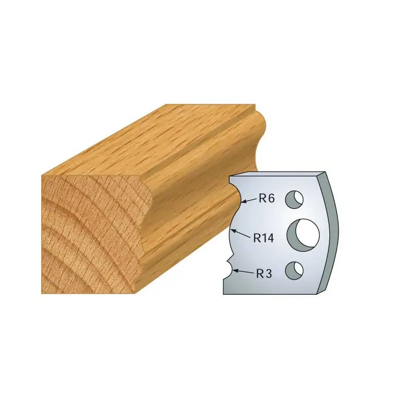 Jeu De 2 Contre-Fers Profiles Ht.40Mm N°106 ref 801.106 Leman