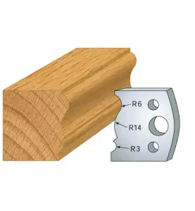 Jeu De 2 Contre-Fers Profiles Ht.40Mm N°106 ref 801.106 Leman