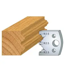 Jeu De 2 Contre-Fers Profiles Ht.40Mm N°108 ref 801.108 Leman