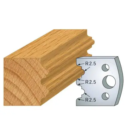 Jeu De 2 Contre-Fers Profiles Ht.40Mm N°108 ref 801.108 Leman