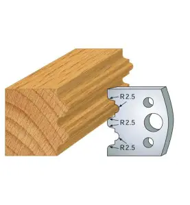 Jeu De 2 Contre-Fers Profiles Ht.40Mm N°108 ref 801.108 Leman