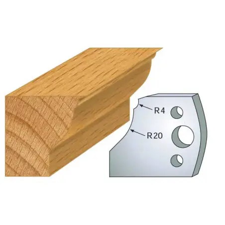 Jeu De 2 Contre-Fers Profiles Ht.40Mm N°109 ref 801.109 Leman