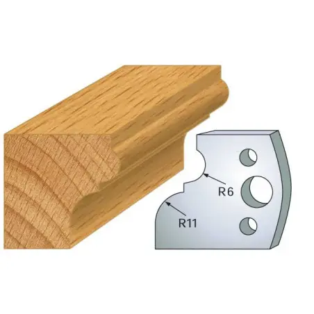 Jeu De 2 Contre-Fers Profiles Ht.40Mm N°111 ref 801.111 Leman