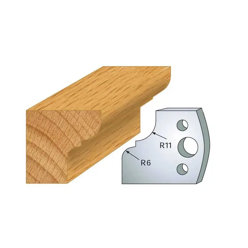 Jeu De 2 Contre-Fers Profiles Ht.40Mm N°112 ref 801.112 Leman
