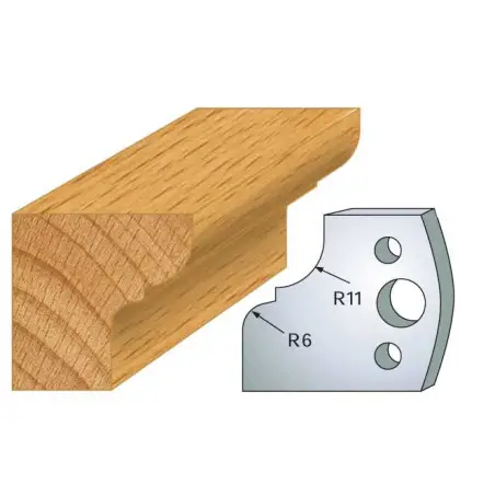 Jeu De 2 Contre-Fers Profiles Ht.40Mm N°112 ref 801.112 Leman