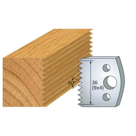 Jeu De 2 Contre-Fers Profiles Ht.40Mm N°117 ref 801.117 Leman