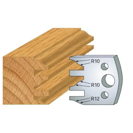 Jeu De 2 Contre-Fers Profiles Ht.40Mm N°124 ref 801.124 Leman