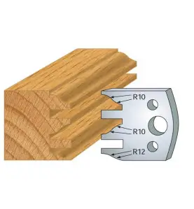 Jeu De 2 Contre-Fers Profiles Ht.40Mm N°124 ref 801.124 Leman