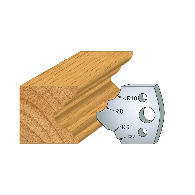 Jeu De 2 Contre-Fers Profiles Ht.40Mm N°125 ref 801.125 Leman
