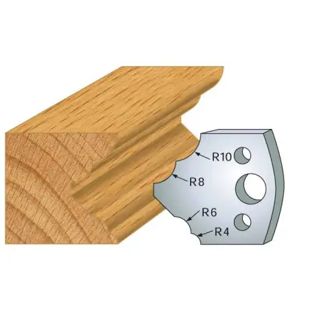 Jeu De 2 Contre-Fers Profiles Ht.40Mm N°125 ref 801.125 Leman