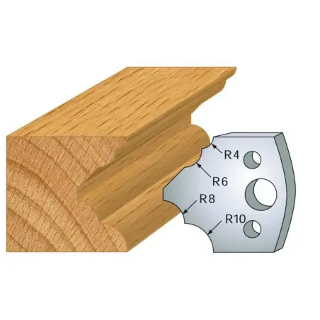 Jeu De 2 Contre-Fers Profiles Ht.40Mm N°126 ref 801.126 Leman