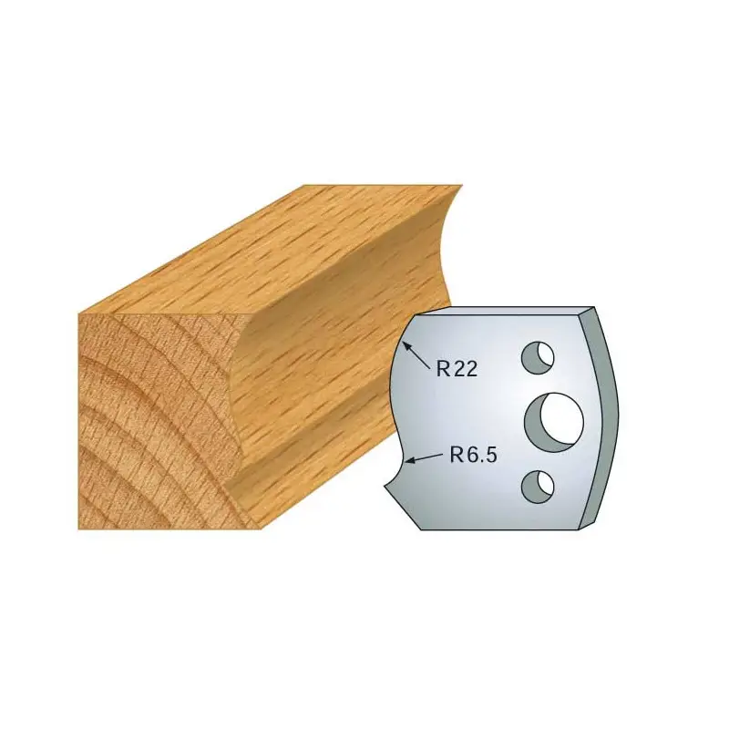 Jeu De 2 Contre-Fers Profiles Ht.40Mm N°128 ref 801.128 Leman