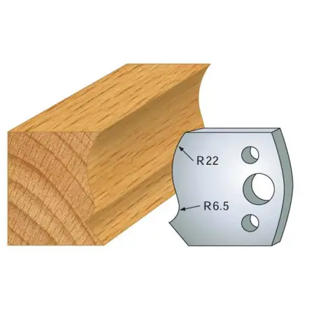 Jeu De 2 Contre-Fers Profiles Ht.40Mm N°128 ref 801.128 Leman