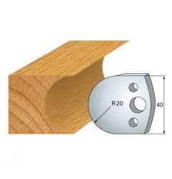 Jeu De 2 Contre-Fers Profiles Ht.40Mm N°131 ref 801.131 Leman