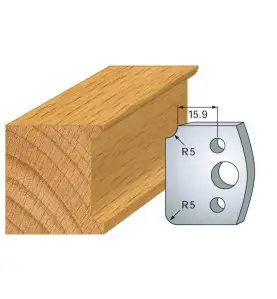Jeu De 2 Contre-Fers Profiles Ht.40Mm N°172 ref 801.172 Leman