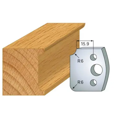 Jeu De 2 Contre-Fers Profiles Ht.40Mm N°173 ref 801.173 Leman
