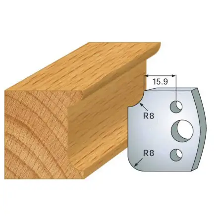 Jeu De 2 Contre-Fers Profiles Ht.40Mm N°174 ref 801.174 Leman