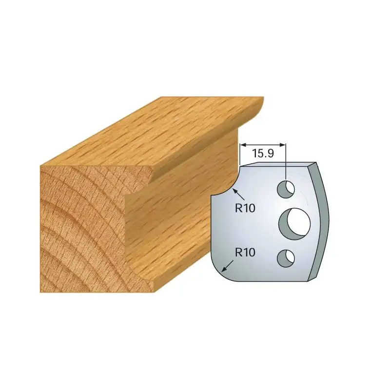 Jeu De 2 Contre-Fers Profiles Ht.40Mm N°175 ref 801.175 Leman