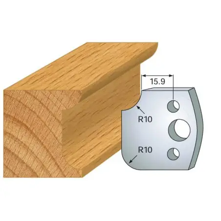 Jeu De 2 Contre-Fers Profiles Ht.40Mm N°175 ref 801.175 Leman