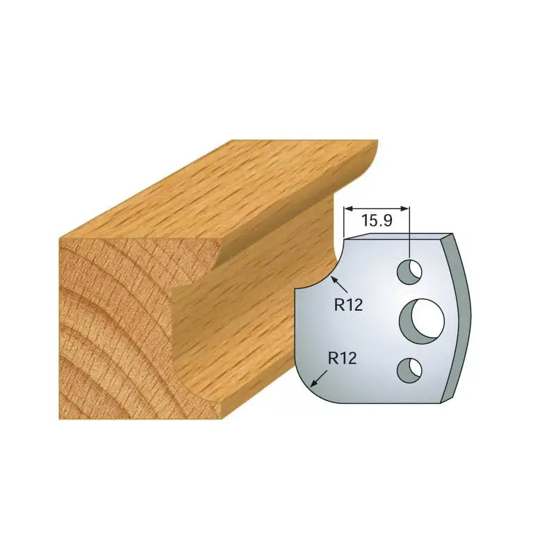 Jeu De 2 Contre-Fers Profiles Ht.40Mm N°176 ref 801.176 Leman
