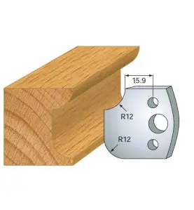 Jeu De 2 Contre-Fers Profiles Ht.40Mm N°176 ref 801.176 Leman