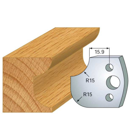 Jeu De 2 Contre-Fers Profiles Ht.40Mm N°177 ref 801.177 Leman