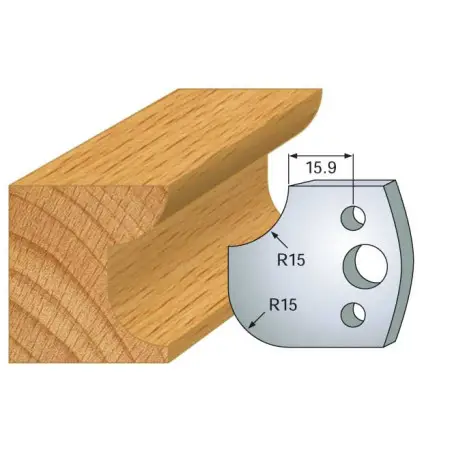 Jeu De 2 Contre-Fers Profiles Ht.40Mm N°177 ref 801.177 Leman