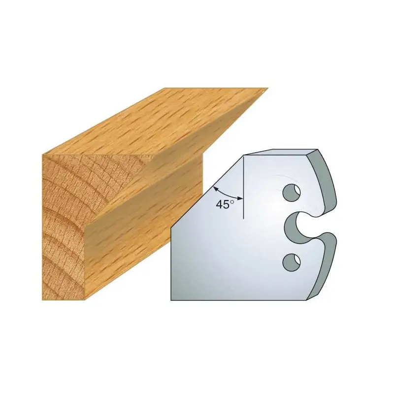 Jeu De 2 Fers Profiles Acier Ht.50Mm N°205 ref 855.205 Leman